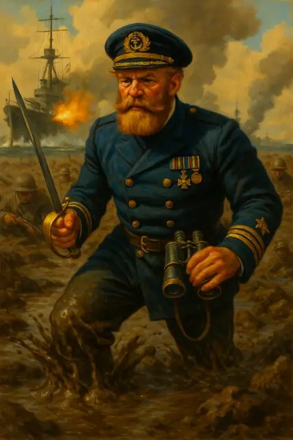 Official portrait of Admiral Peterson